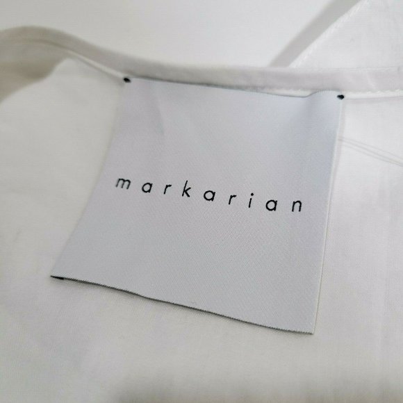 MARKARIAN White Ruffled Norris Top Blouse - Picture 5 of 5